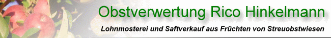 Obstverwertung Rico Hinkelmann